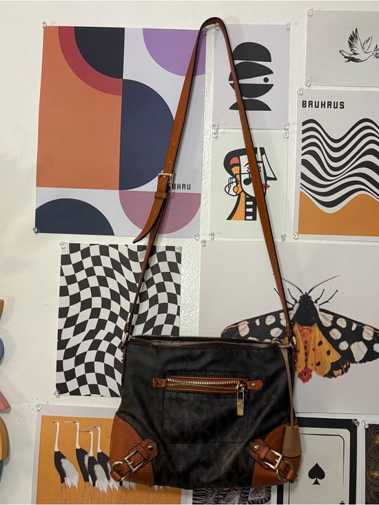 MICHAEL Michael Kors Handbags - Michael Kors Brown & Tan Crossbody Bag